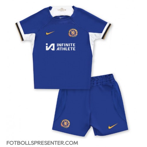 Chelsea Hemmatröja Barn 2023-24 Kortärmad (+ korta byxor)